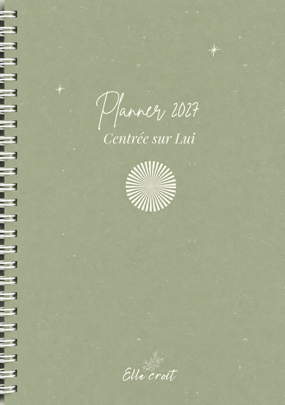 Planner / Agenda 2027 Elle Croit