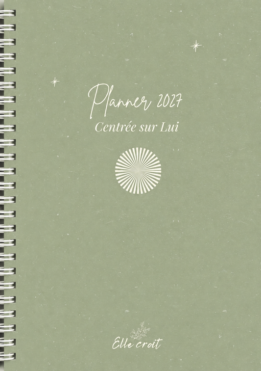 Planner / Agenda 2027 Elle Croit