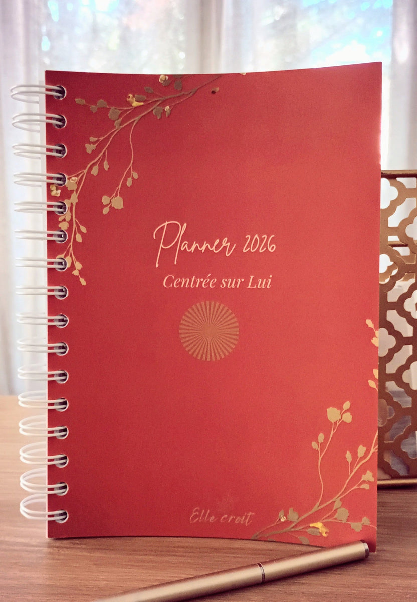 Planner chrétien agenda elle croit 2026