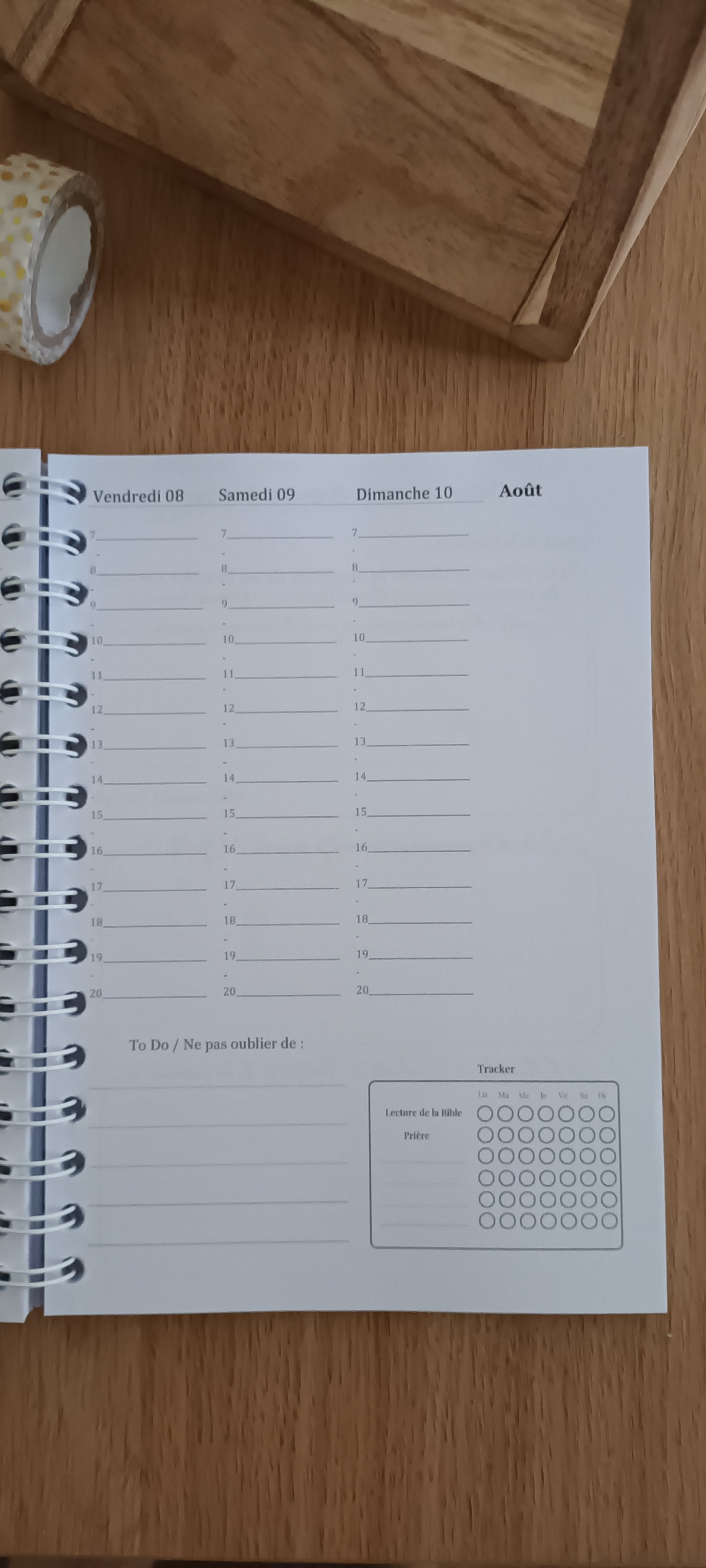 Planner / agenda 2025 Elle Croit