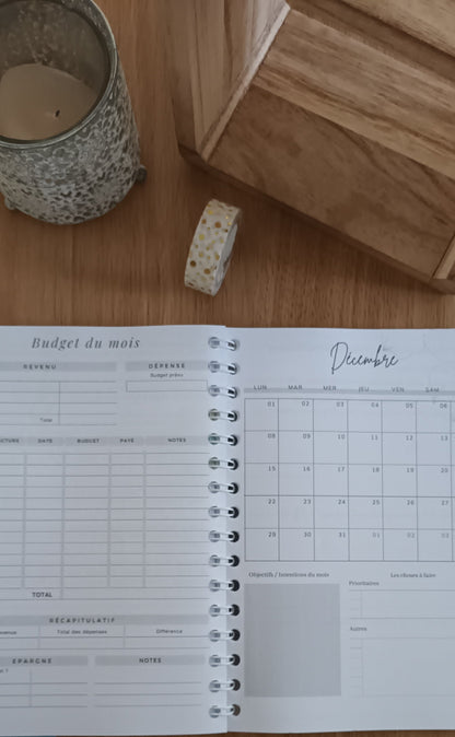 Planner / Agenda 2027 Elle Croit