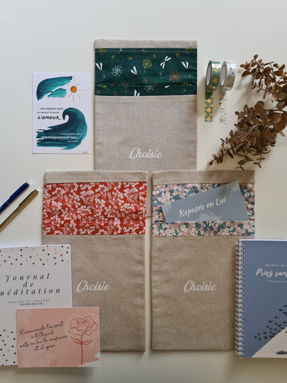 Différents modèles de pochettes pour Bible Elle Croit