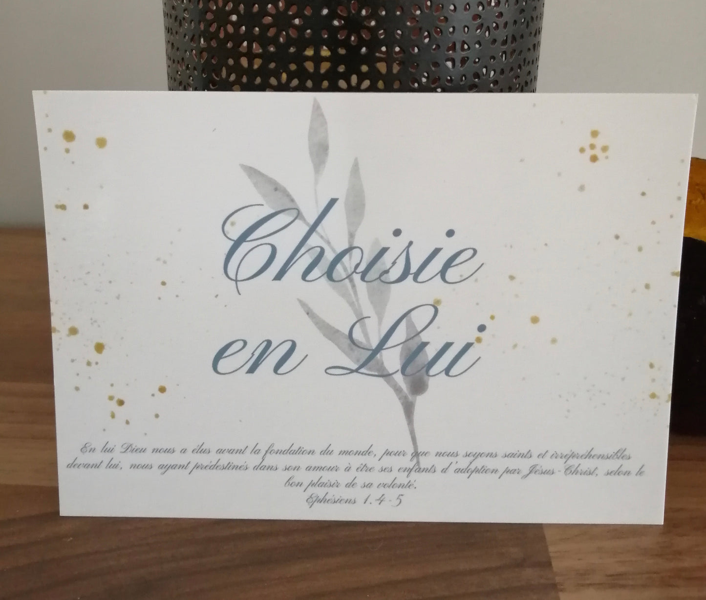 Carte Choisie en Lui Elle Croit