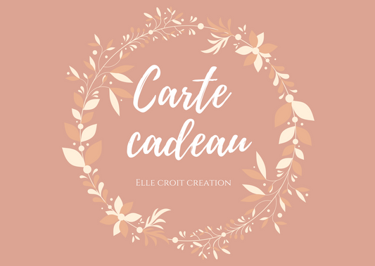 Carte cadeau Elle Croit
