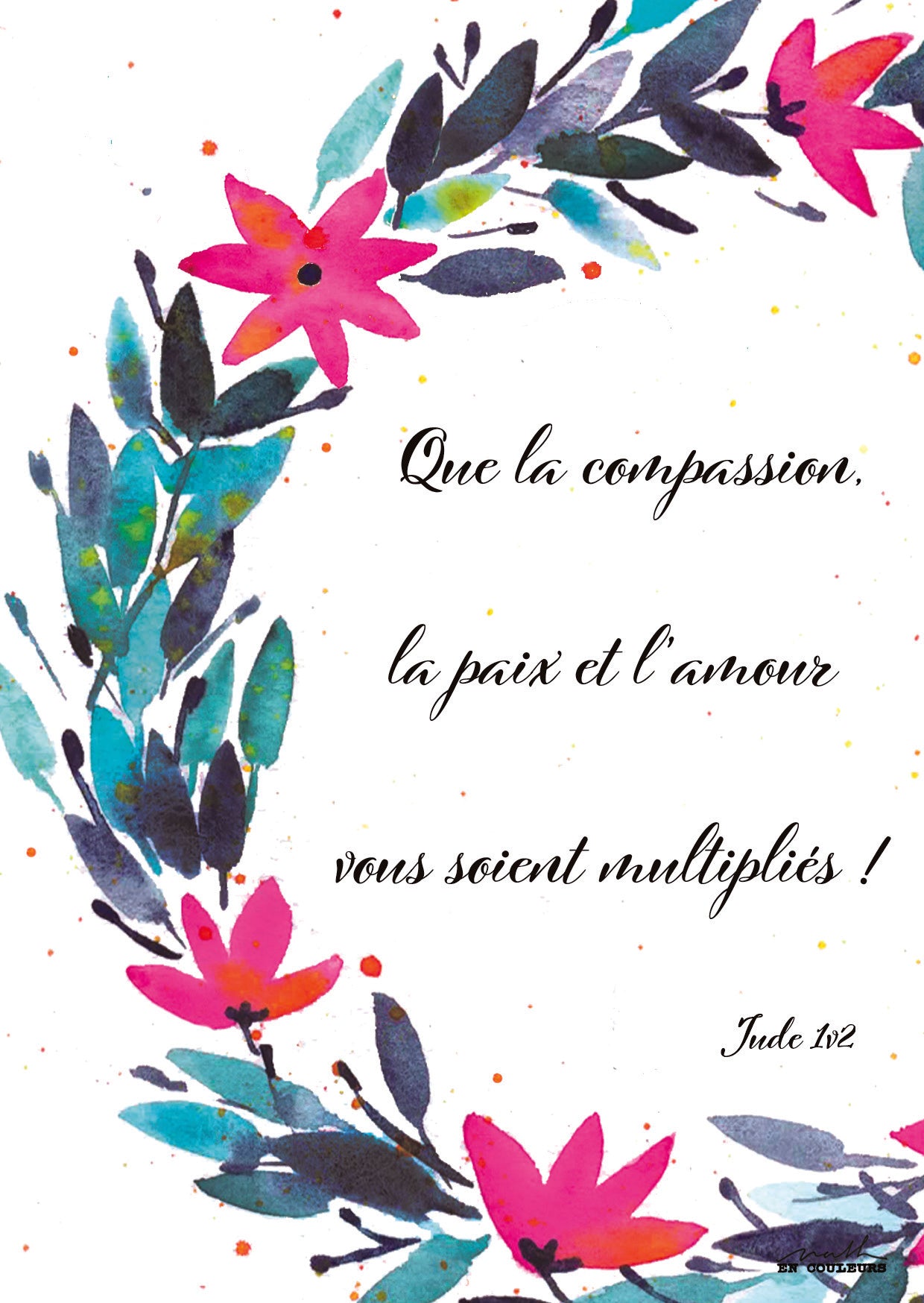Carte Jude 1.2 collection amour Elle Croit