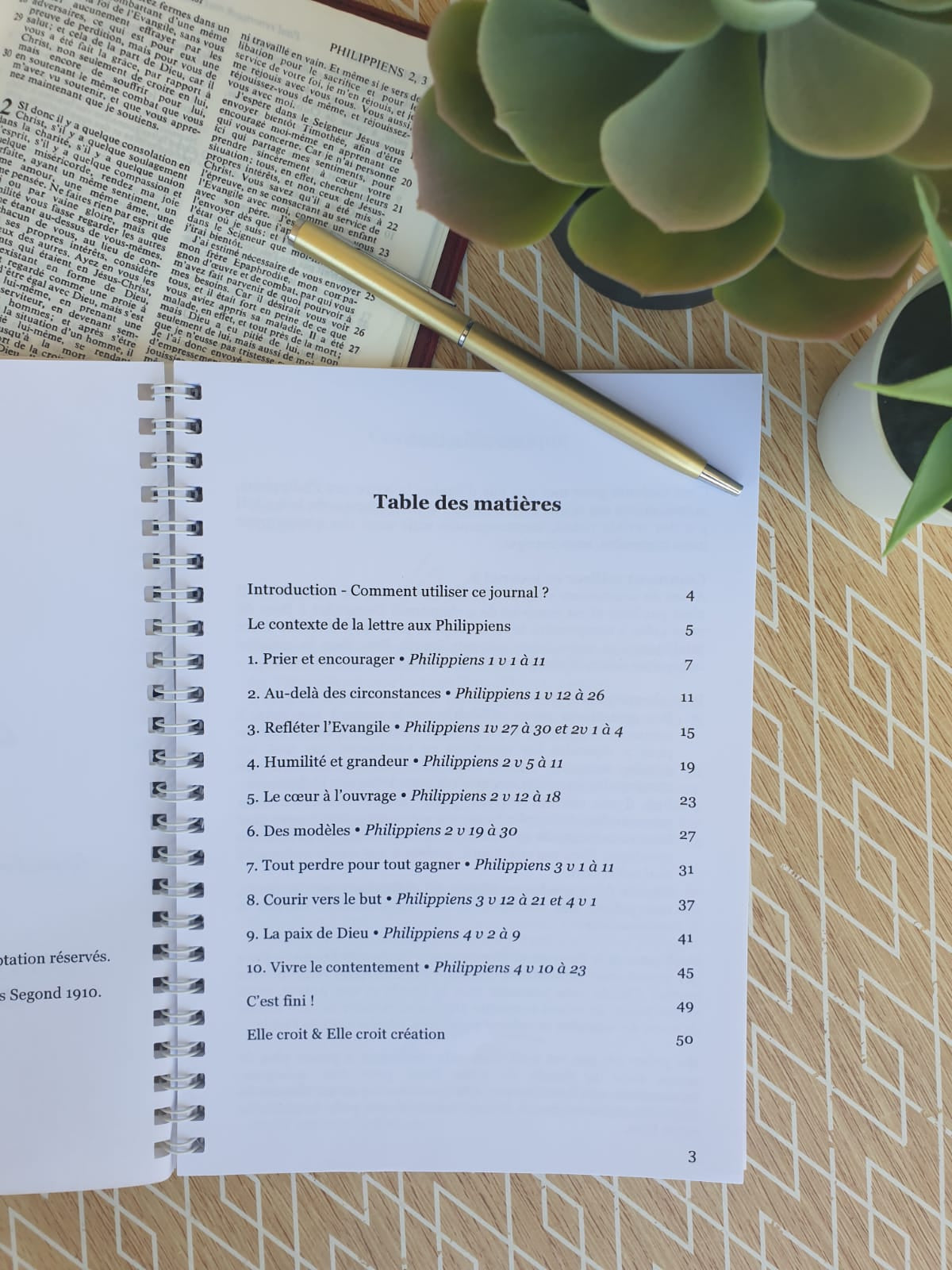 Journal d'étude - Philippiens