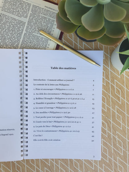 Journal d'étude - Philippiens