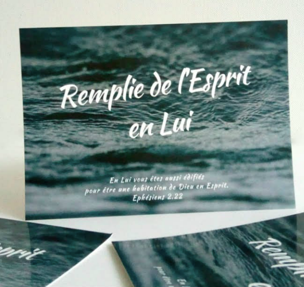 Carte remplie de l'Esprit verset Éphésiens 2.22