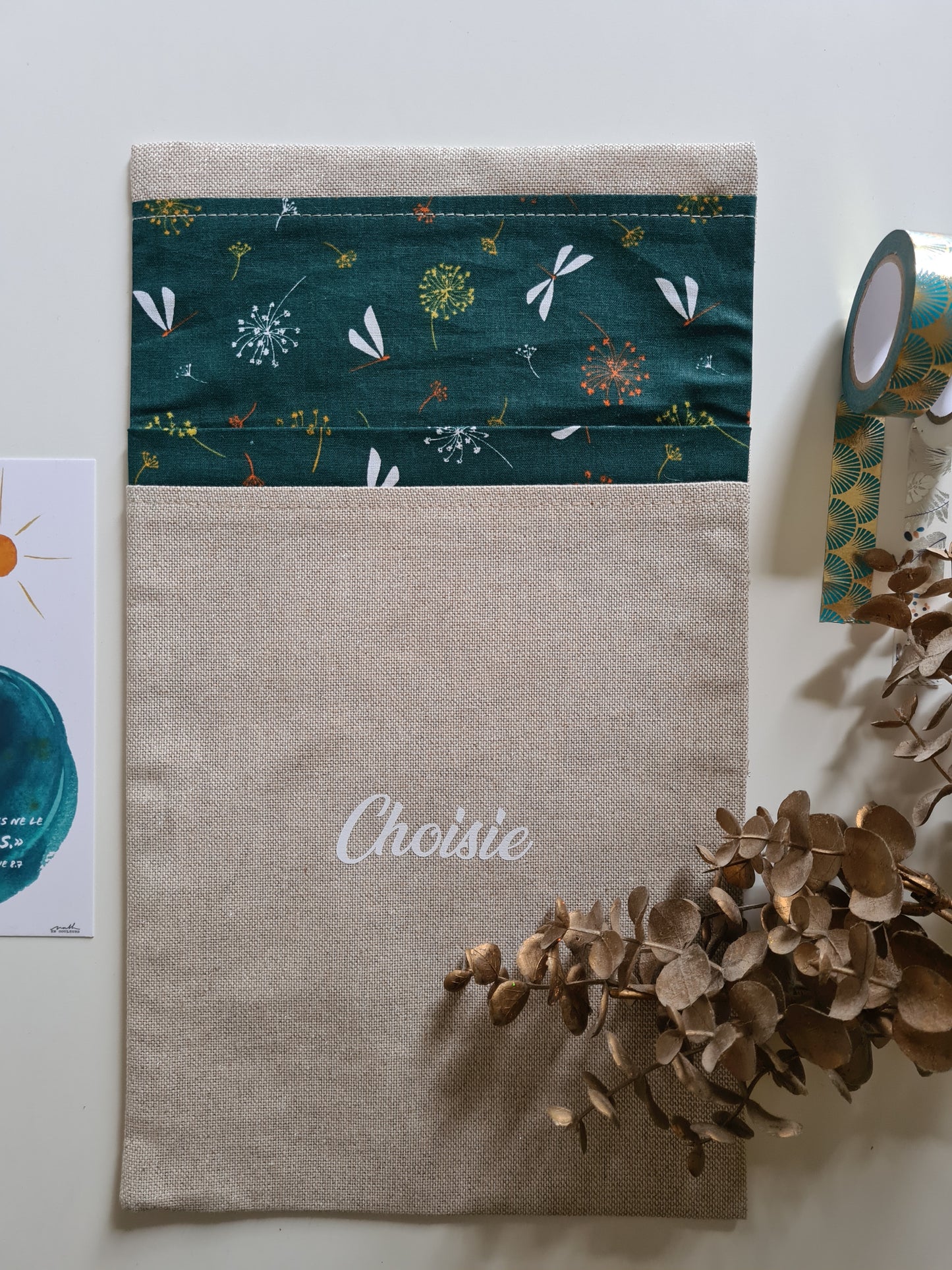 Pochette pour Bible Choisie version verte